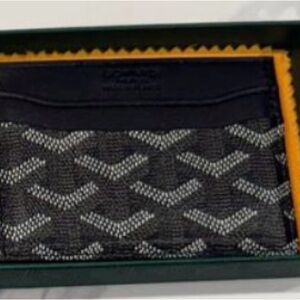 Goyard Black Card Holder - Brand New w/ Box